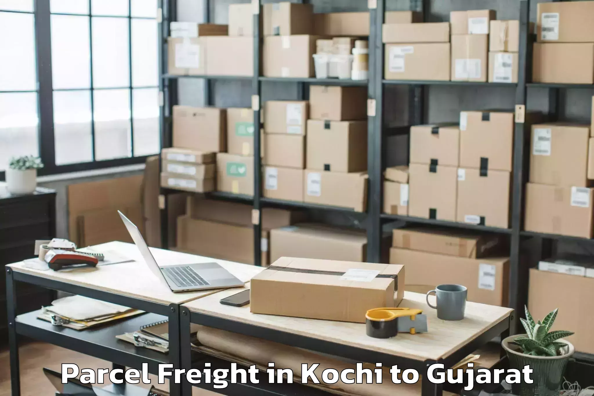 Leading Kochi to Abdasa Parcel Freight Provider